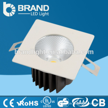 Hohe Lumen 5W / 7W / 9W / 12W COB LED vertiefte LED-Downlight-Quadrat, CE RoHS